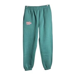 Happy Camp3r Teal Blue Joggers Size Medium